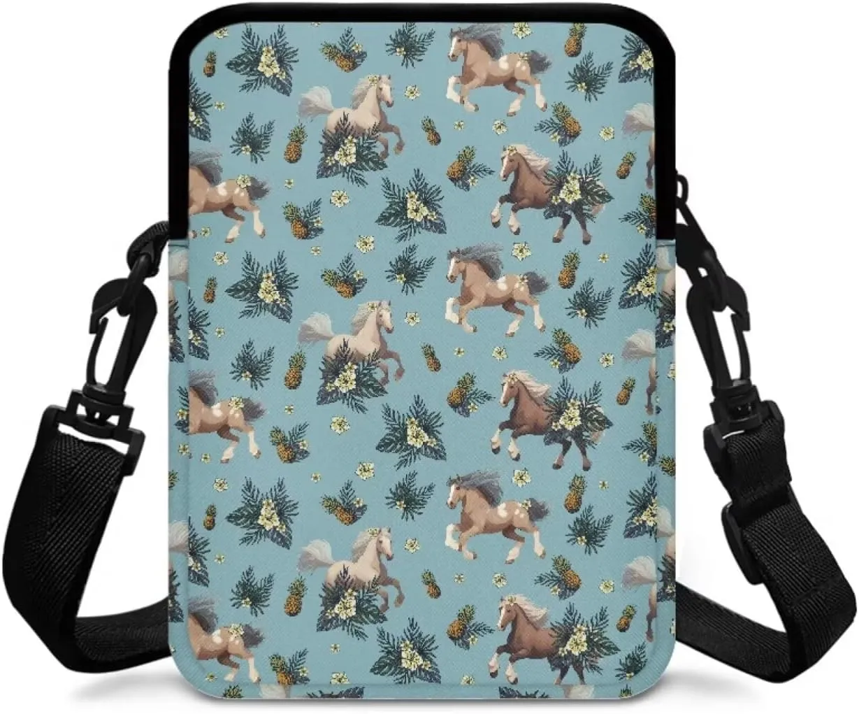2 Layer Crossbody Bag, Lightweight Shoulder Bag Messenger Bags for Kids Girls Boys