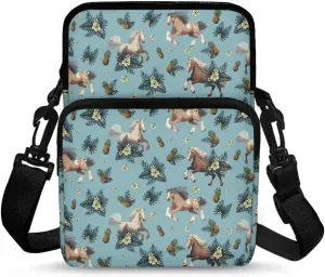 2 Layer Crossbody Bag, Lightweight Shoulder Bag Messenger Bags for Kids Girls Boys