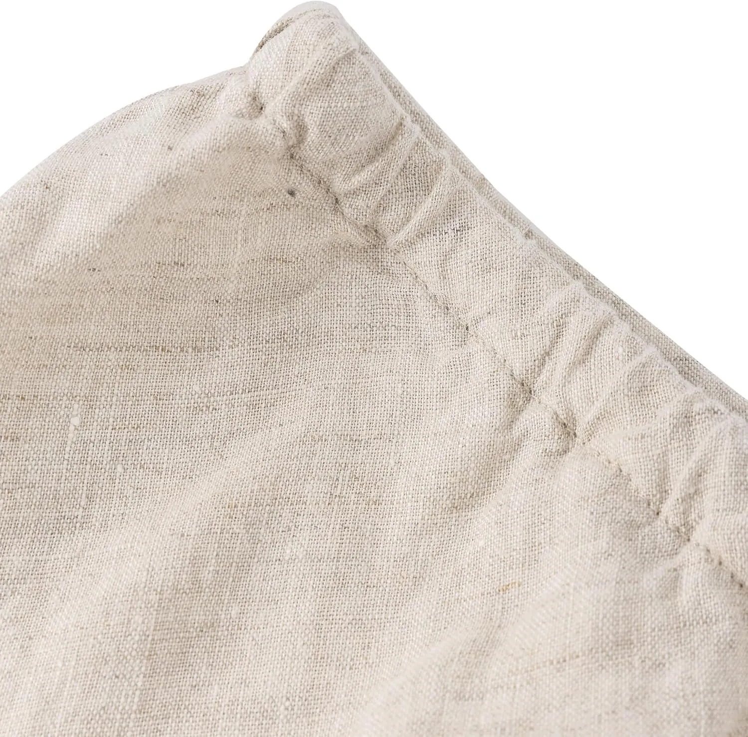 Amazhiyu Women's 100% Linen Drawstring A-Line Midi Skirt for Casual Summer Spring