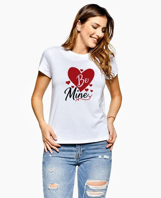 Be Mine Heart Matching Couple Tees