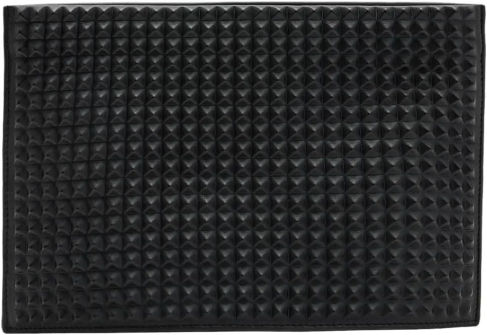Bettina Stud Clutch, Black