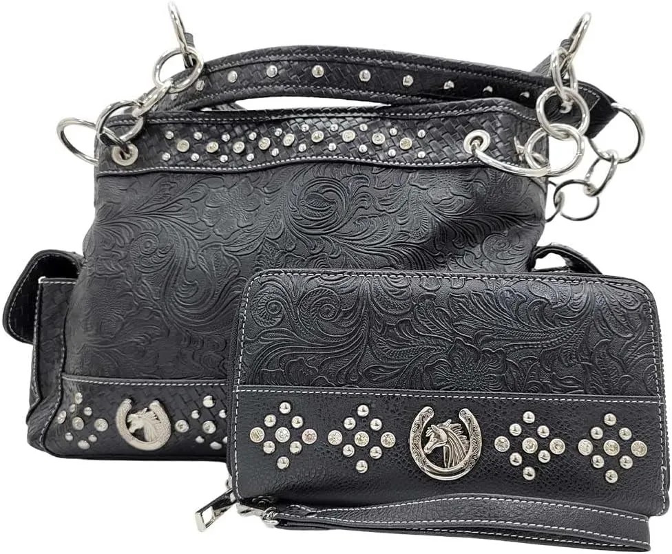 BHW Western Cross Purses Concealed Carry Western Satchel Handbags