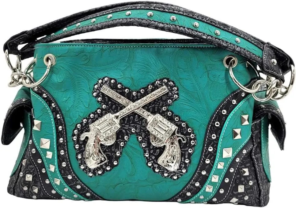 BHW Western Cross Purses Concealed Carry Western Satchel Handbags