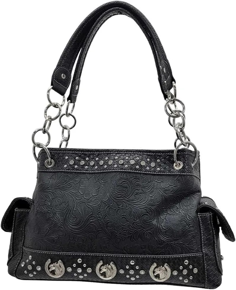 BHW Western Cross Purses Concealed Carry Western Satchel Handbags