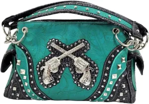 BHW Western Cross Purses Concealed Carry Western Satchel Handbags