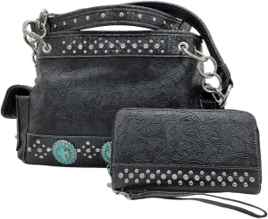 BHW Western Cross Purses Concealed Carry Western Satchel Handbags
