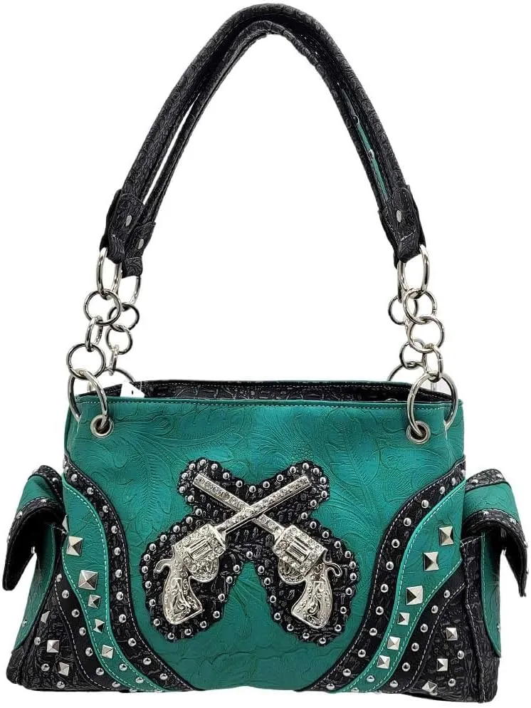 BHW Western Cross Purses Concealed Carry Western Satchel Handbags
