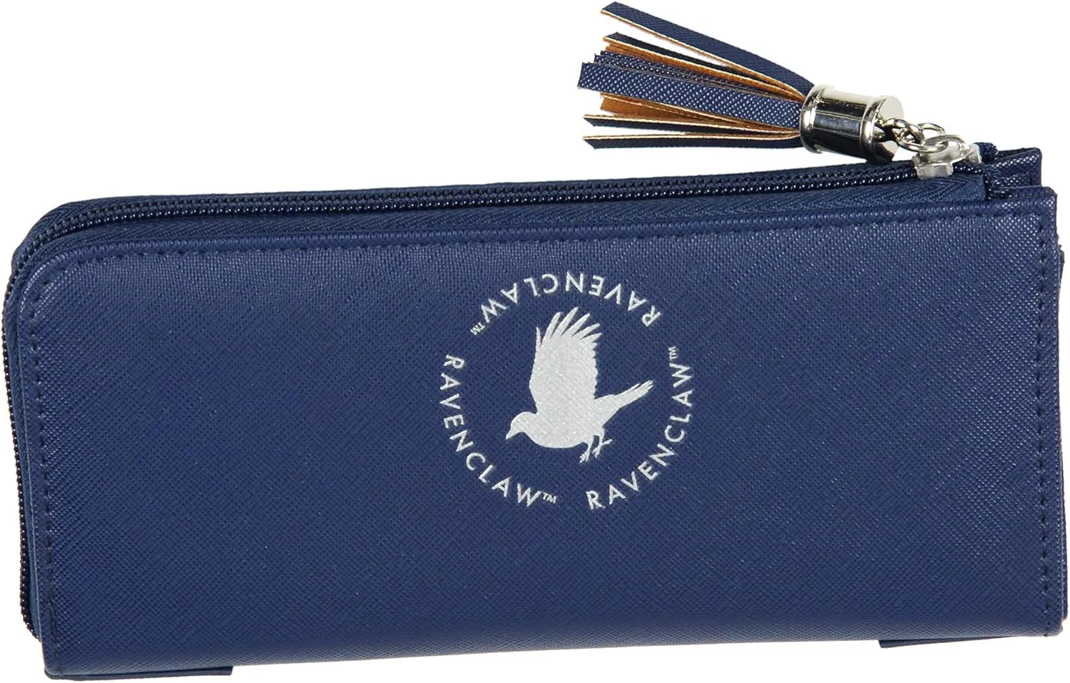 Bioworld Harry Potter Wallet Designer Hogwarts Ravenclaw House Zipper Clutch Faux Leather Wallet For Women