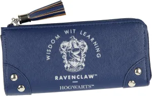 Bioworld Harry Potter Wallet Designer Hogwarts Ravenclaw House Zipper Clutch Faux Leather Wallet For Women