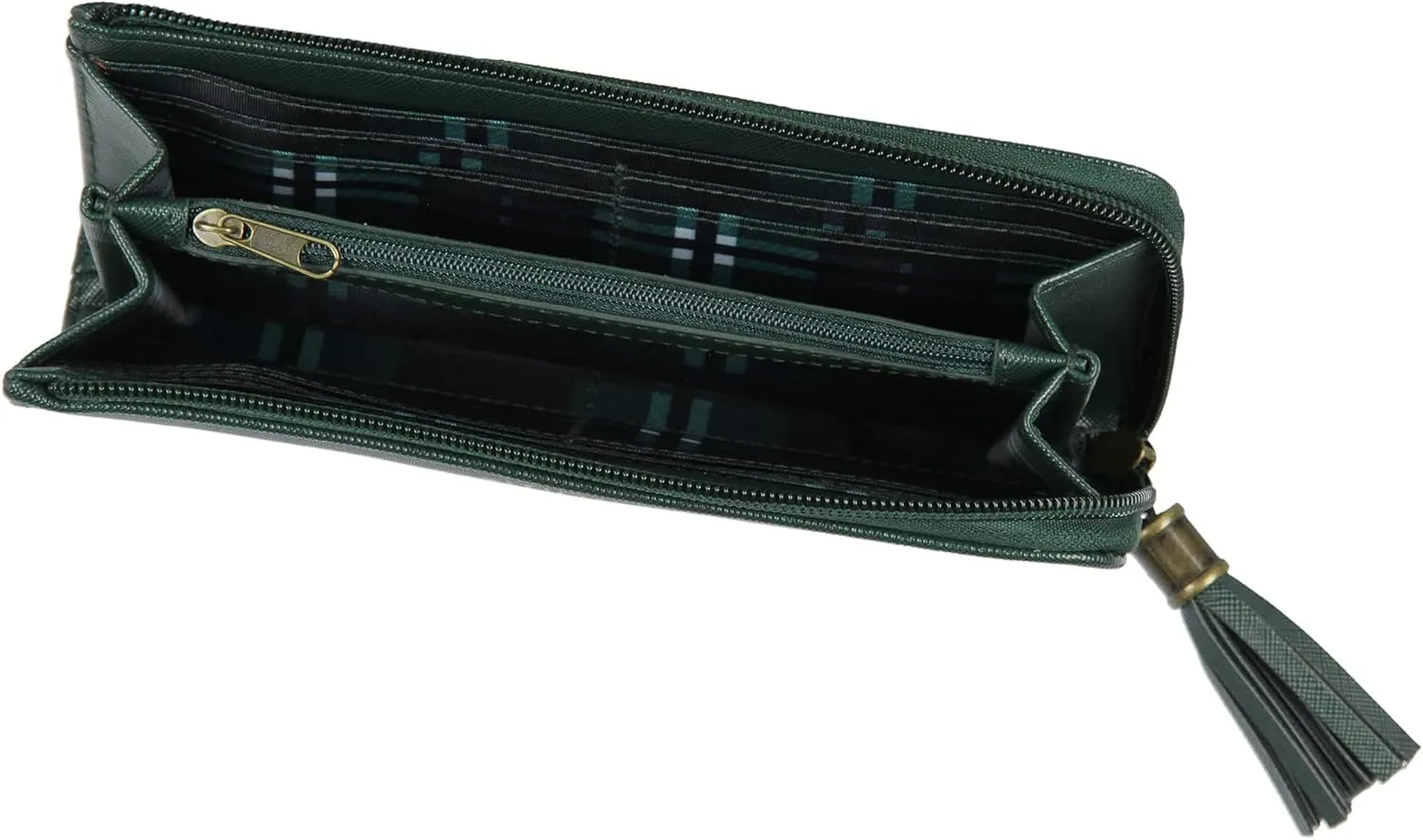 Bioworld Harry Potter Wallet Designer Hogwarts Slytherin House Zipper Clutch Faux Leather Wallet For Women