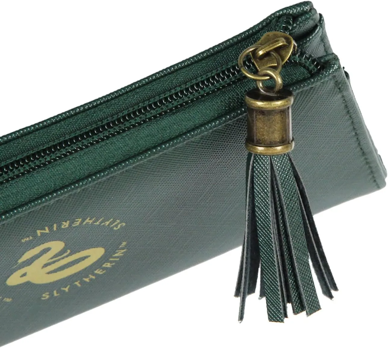 Bioworld Harry Potter Wallet Designer Hogwarts Slytherin House Zipper Clutch Faux Leather Wallet For Women