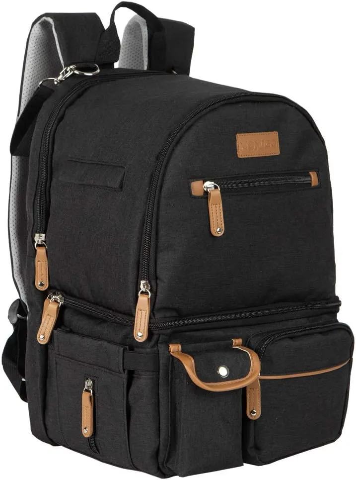 Breast Pump Backpack - Mother Outdoor Working Backpack with 13 Inch Laptop Compartment Fit Most Breast Pumps (Black)