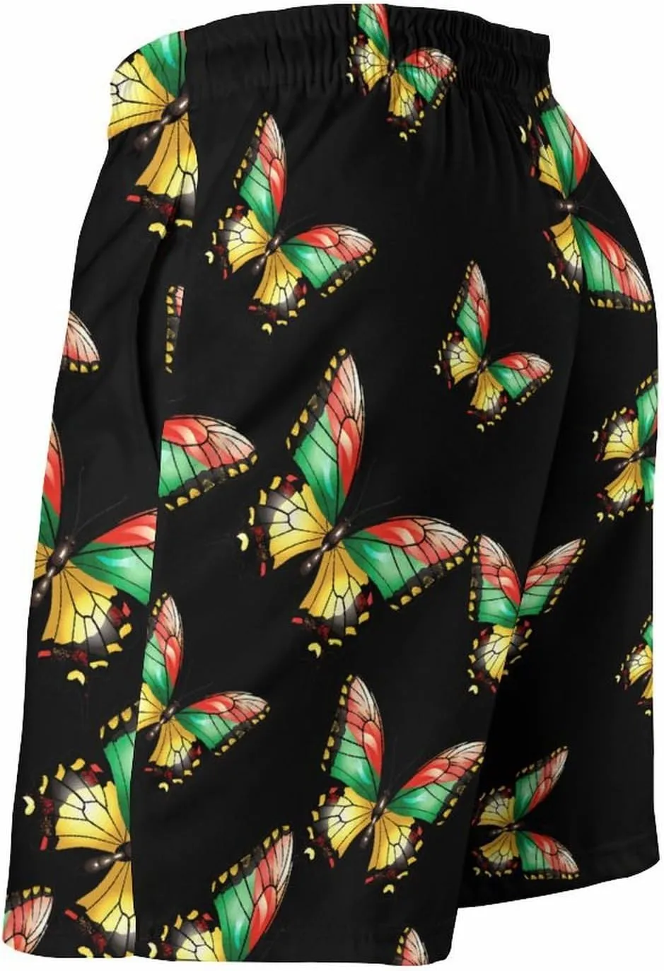 Butterfly Men's Swim Trunks Quick Dry Board Shorts Breathable Summer Beach Shorts Bathing Suits