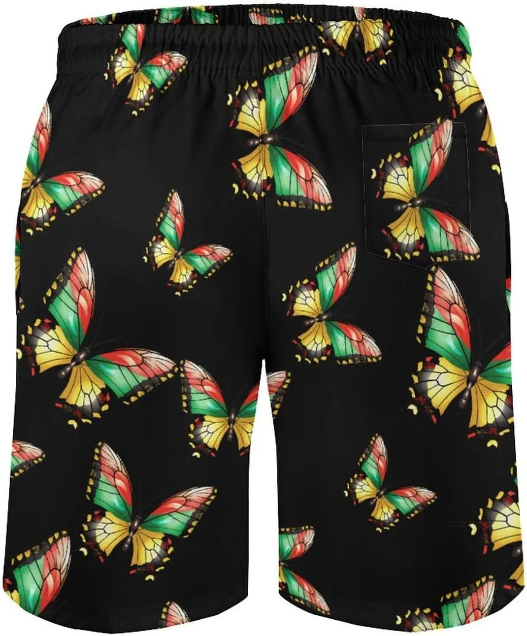 Butterfly Men's Swim Trunks Quick Dry Board Shorts Breathable Summer Beach Shorts Bathing Suits