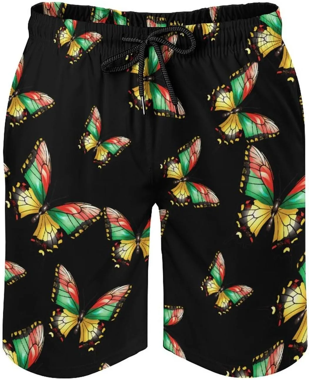 Butterfly Men's Swim Trunks Quick Dry Board Shorts Breathable Summer Beach Shorts Bathing Suits