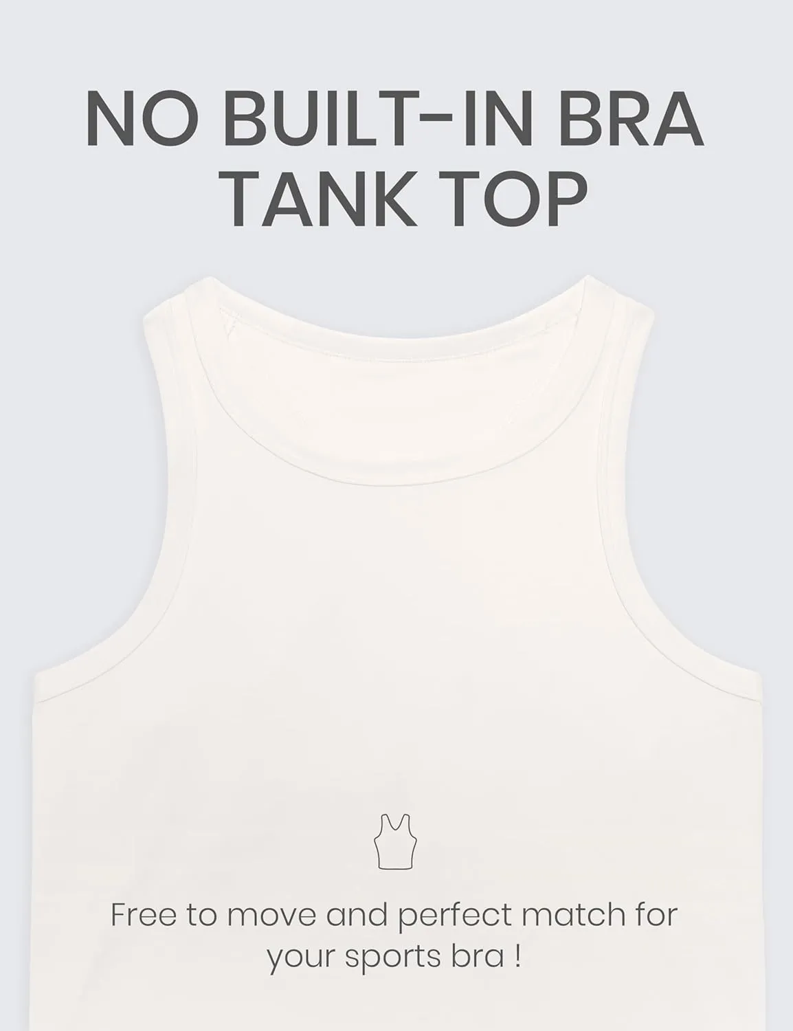 CRZ YOGA Butterluxe Womens Workout Racerback Sleeveless Tops High Neck Athletic Camisole Tanks Running Gym Yoga Shirts