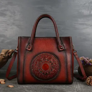 Diagonal Handbag 2021 New First Layer Cowhide Bag