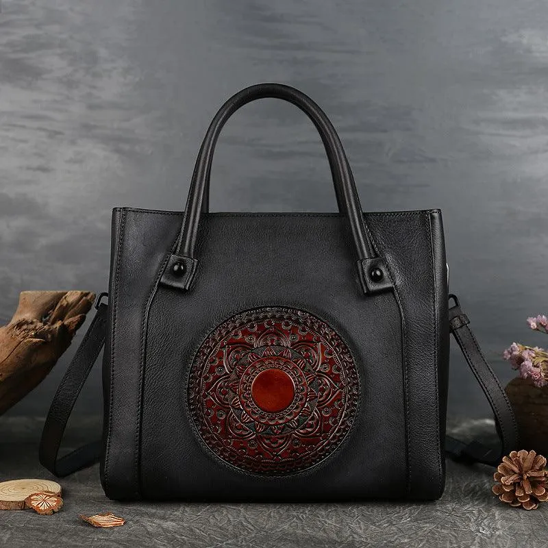 Diagonal Handbag 2021 New First Layer Cowhide Bag