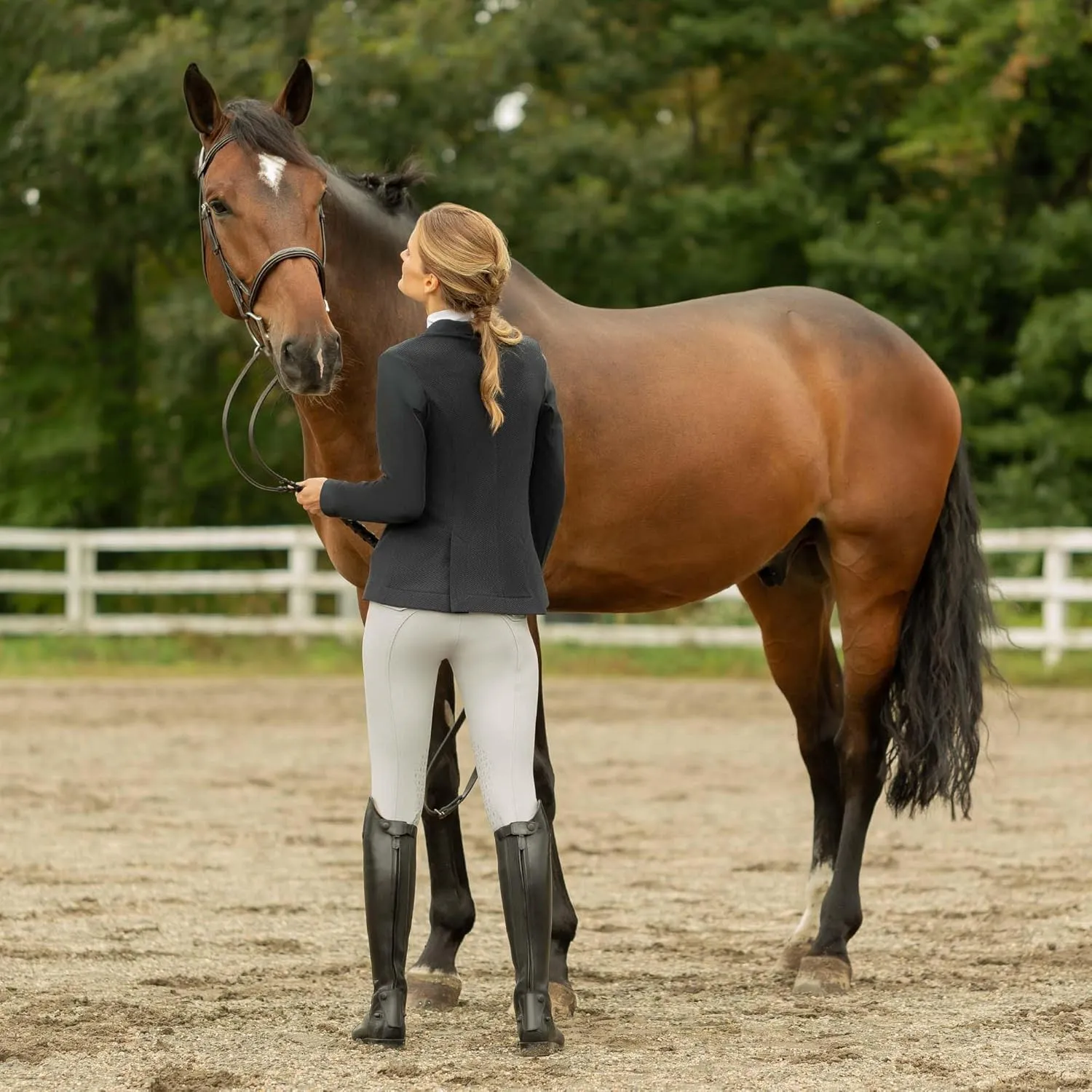 Equinavia Madeleine Womens Knee Patch Breeches | Meryl Fabric