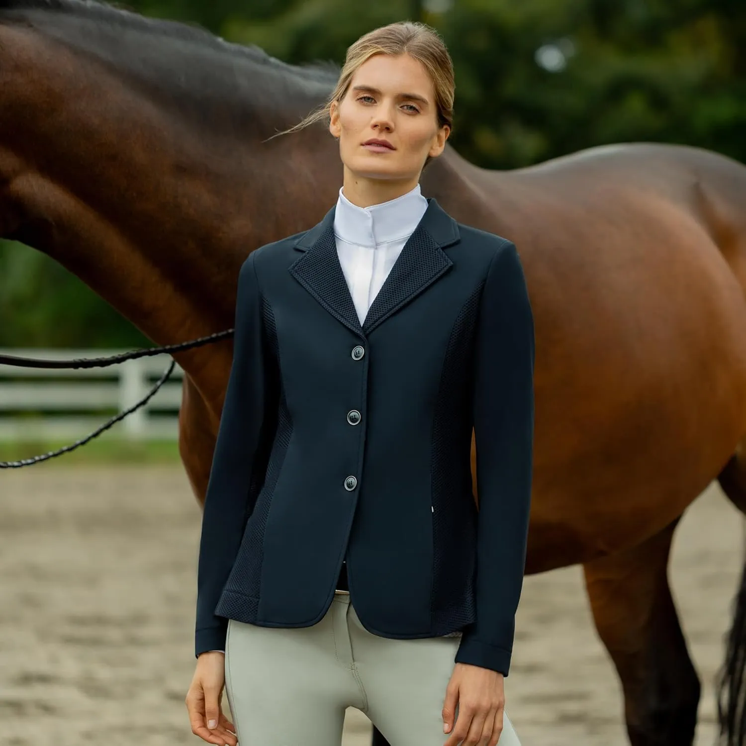Equinavia Madeleine Womens Knee Patch Breeches | Meryl Fabric