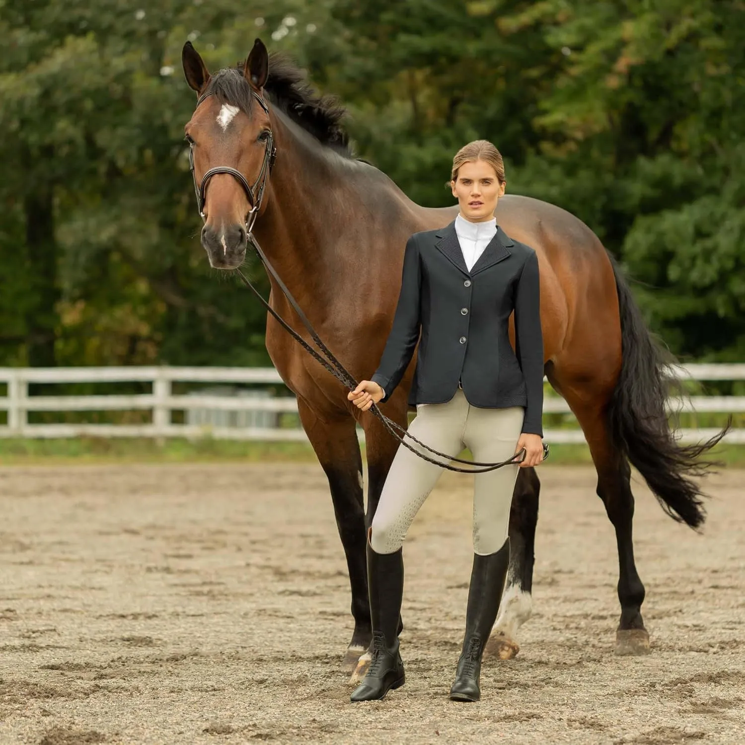 Equinavia Madeleine Womens Knee Patch Breeches | Meryl Fabric
