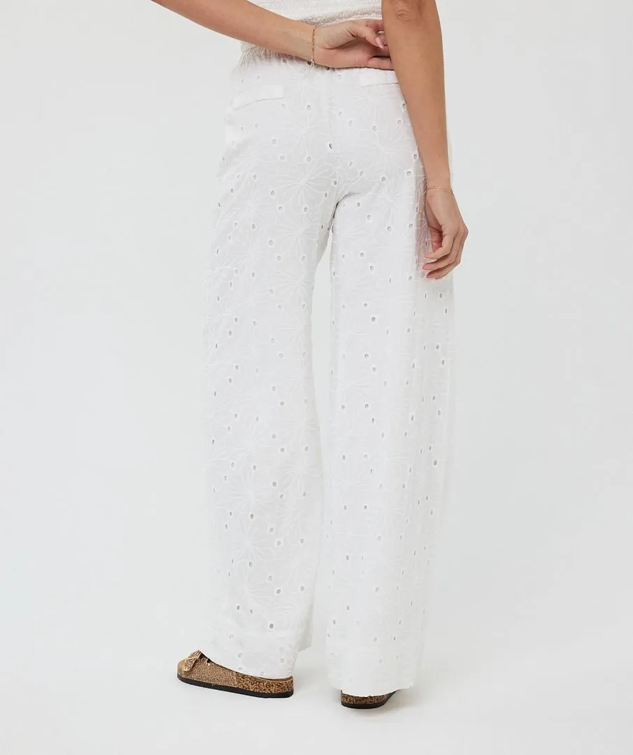 Esqualo ‘Emb Flower Pant’