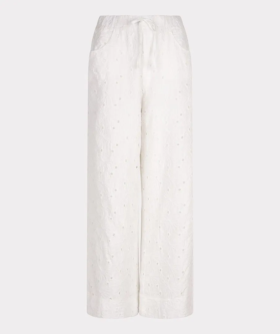 Esqualo ‘Emb Flower Pant’