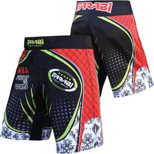 Farabi MMA Shorts, Grappling cage Fight Shorts, F2W Kick Boxing Training Board Fitness Shorts