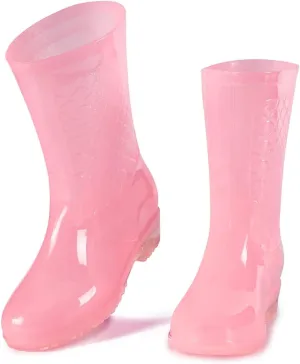 Fiedaz Rain Boots for Women Waterproof Garden Boots Anti-Slip Rain Boots Ladies Candy Color Lightweight Boots