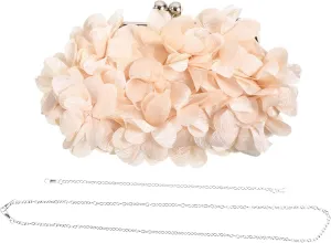Flower Party Bag Green Bachelorette Women Wedding Messenger Bags Navy Purse Formal Shoulder Satin Blush