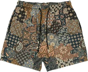Flowers Design Shorts Men Vintage Trendy Street Sports Shorts Hawaii Beach Short Swim Trunks