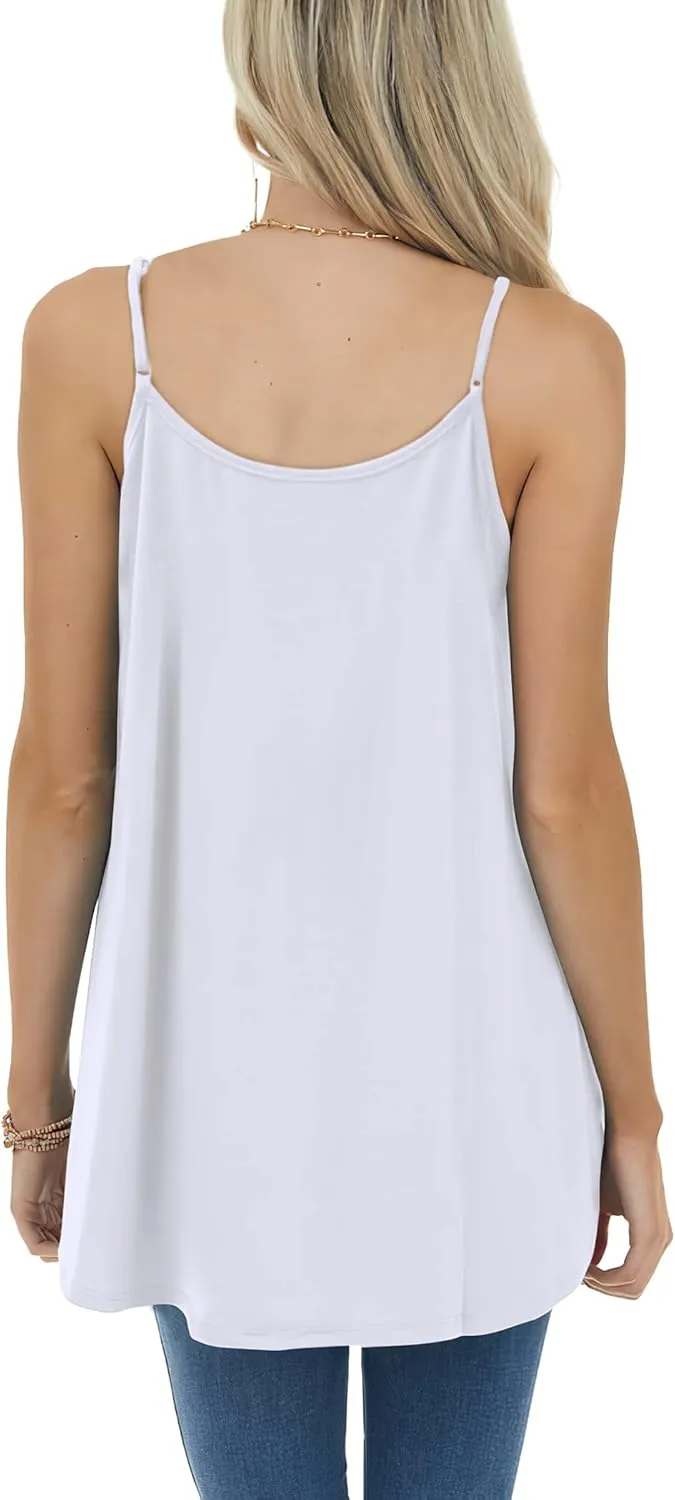 Geifa Summer Tank Tops for Women Vacation Outfits 2024 Fashion Trendy Clothes