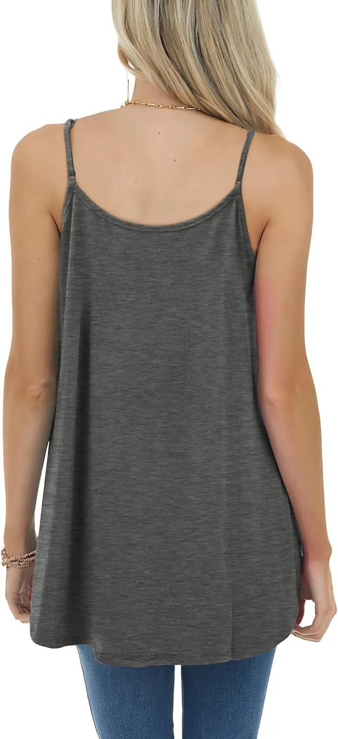 Geifa Summer Tank Tops for Women Vacation Outfits 2024 Fashion Trendy Clothes