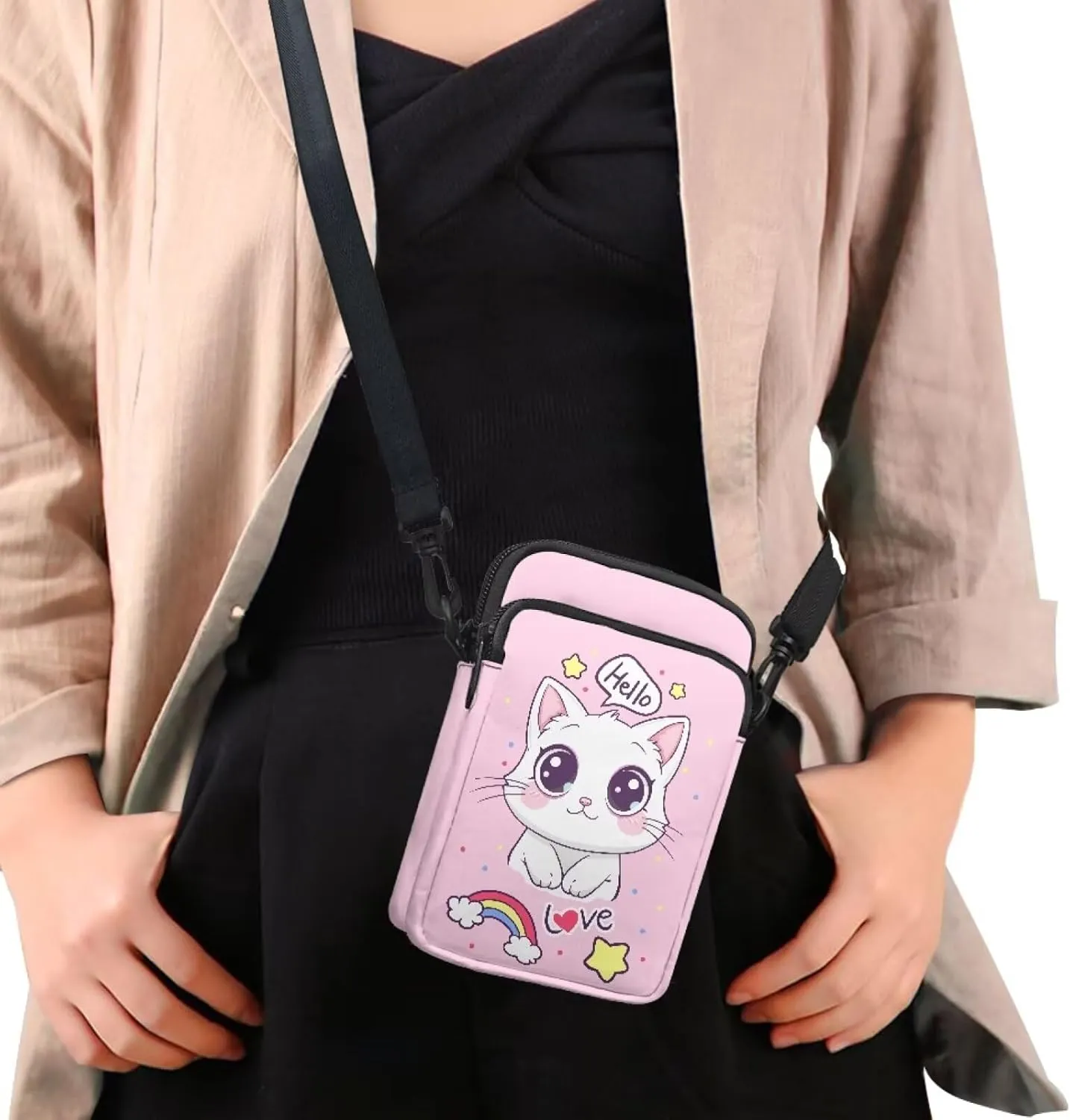 Girls Boys Crossbody Bag Small Satchel Sling Bags Study Supplies for School Travel