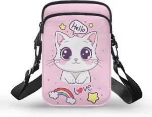 Girls Boys Crossbody Bag Small Satchel Sling Bags Study Supplies for School Travel