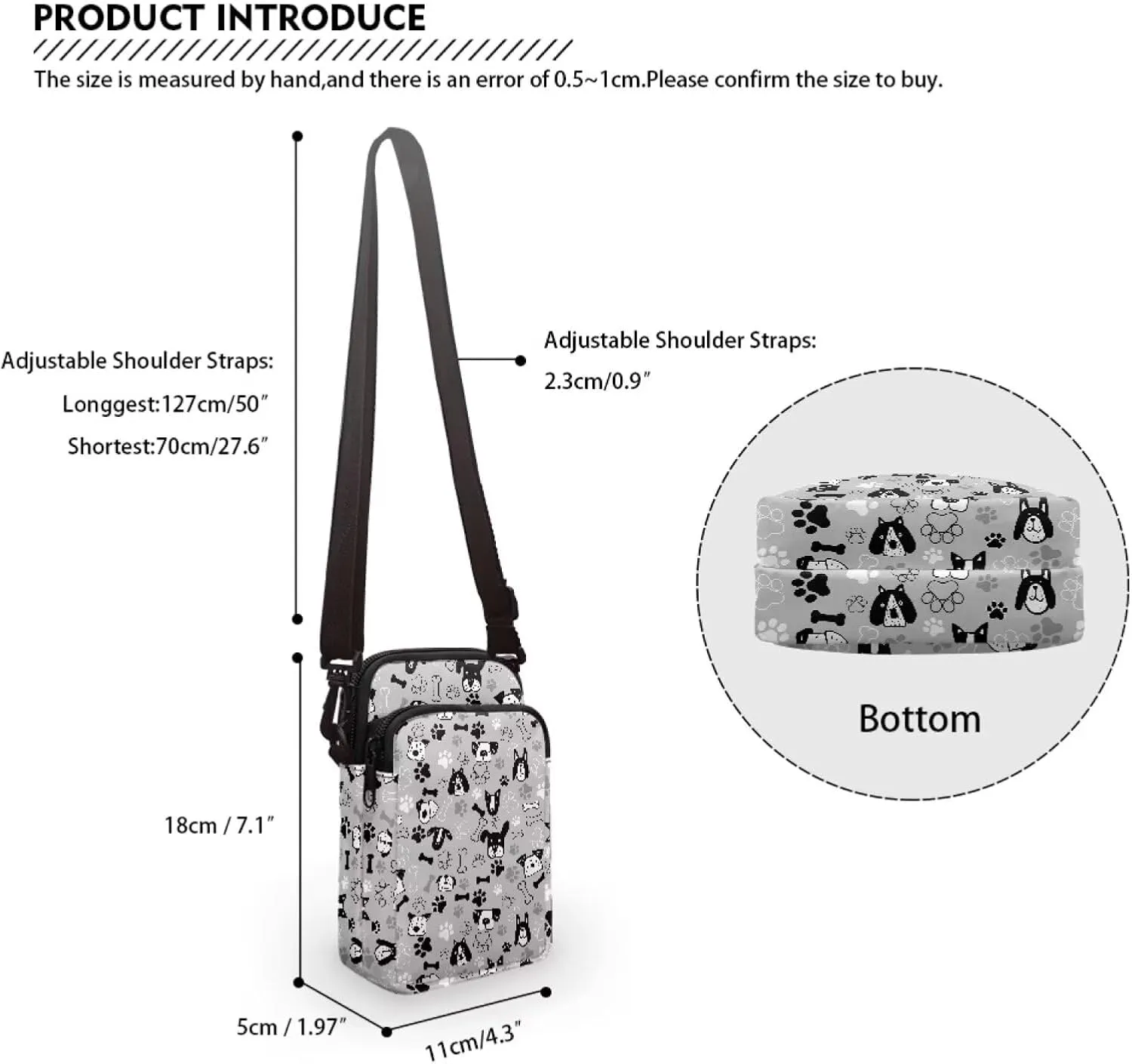 Girls Boys Crossbody Bag Small Satchel Sling Bags Study Supplies for School Travel