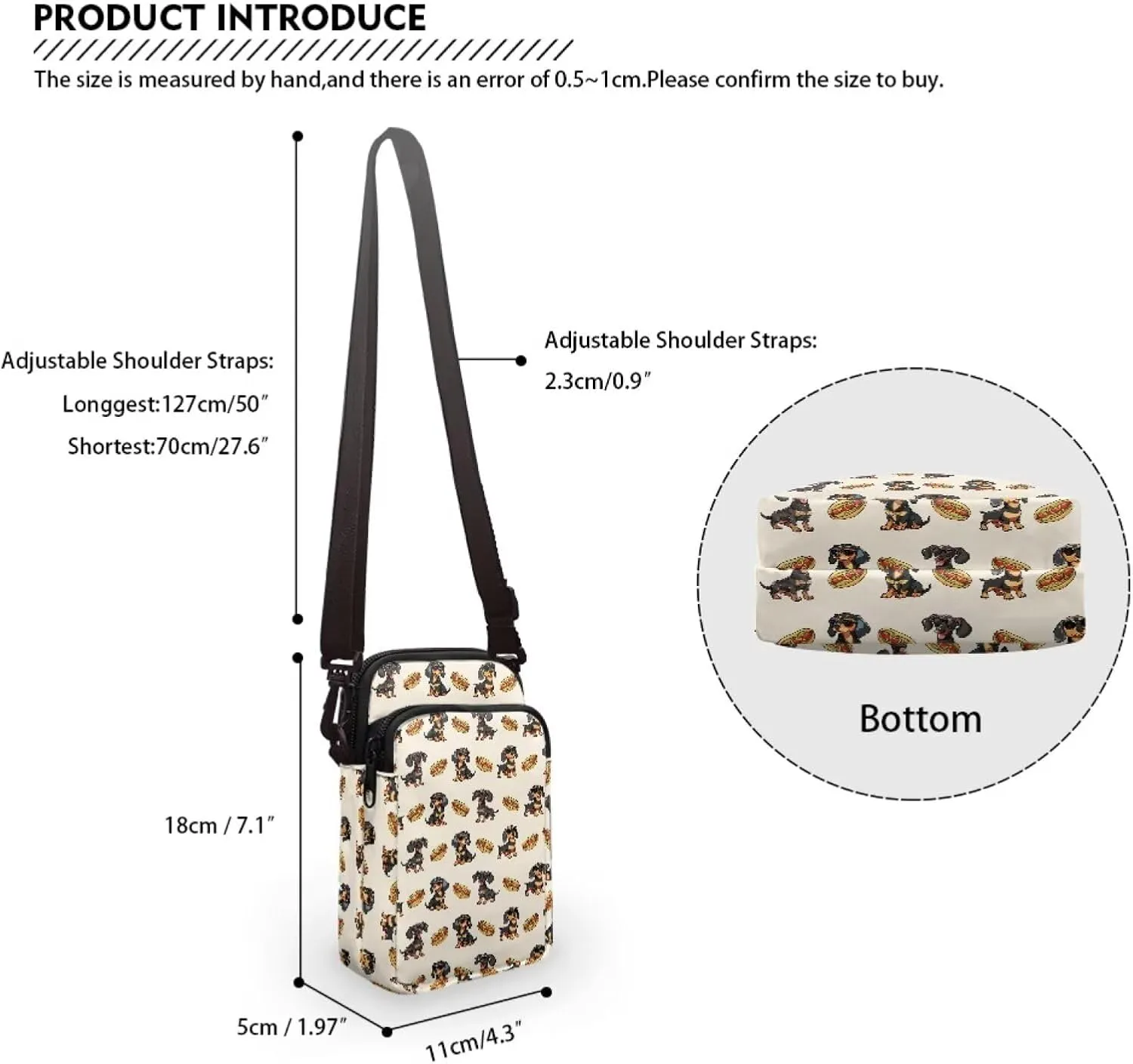 Girls Crossbody Shoulder Bag Messenger Bags Wallet Phone Waist Pouch for Men Women