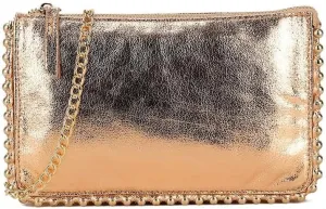 Girly HandBags Womens Faux Leather Studs Trim Clutch Bag
