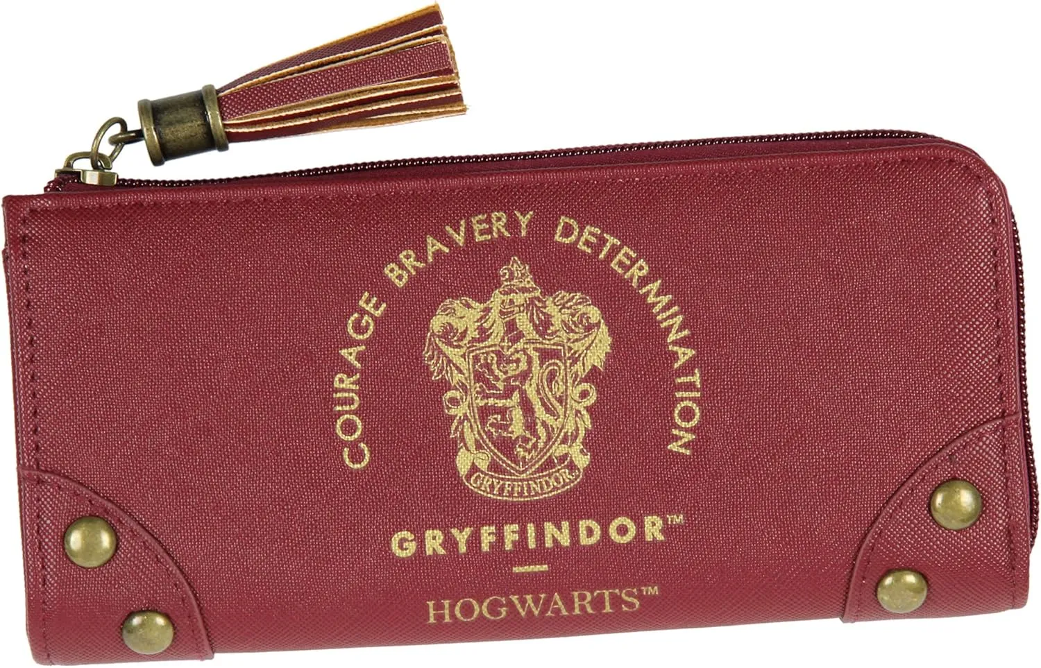 Harry Potter Wallet Designer Hogwarts Gryffindor House Zipper Clutch Faux Leather Wallet For Women