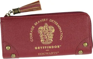 Harry Potter Wallet Designer Hogwarts Gryffindor House Zipper Clutch Faux Leather Wallet For Women