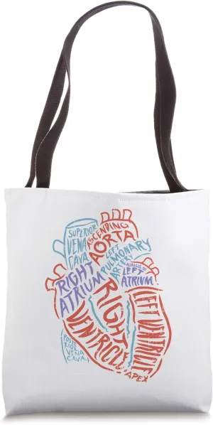 Heart Specialist Anatomy Doctor Medical Biology Tote Bag