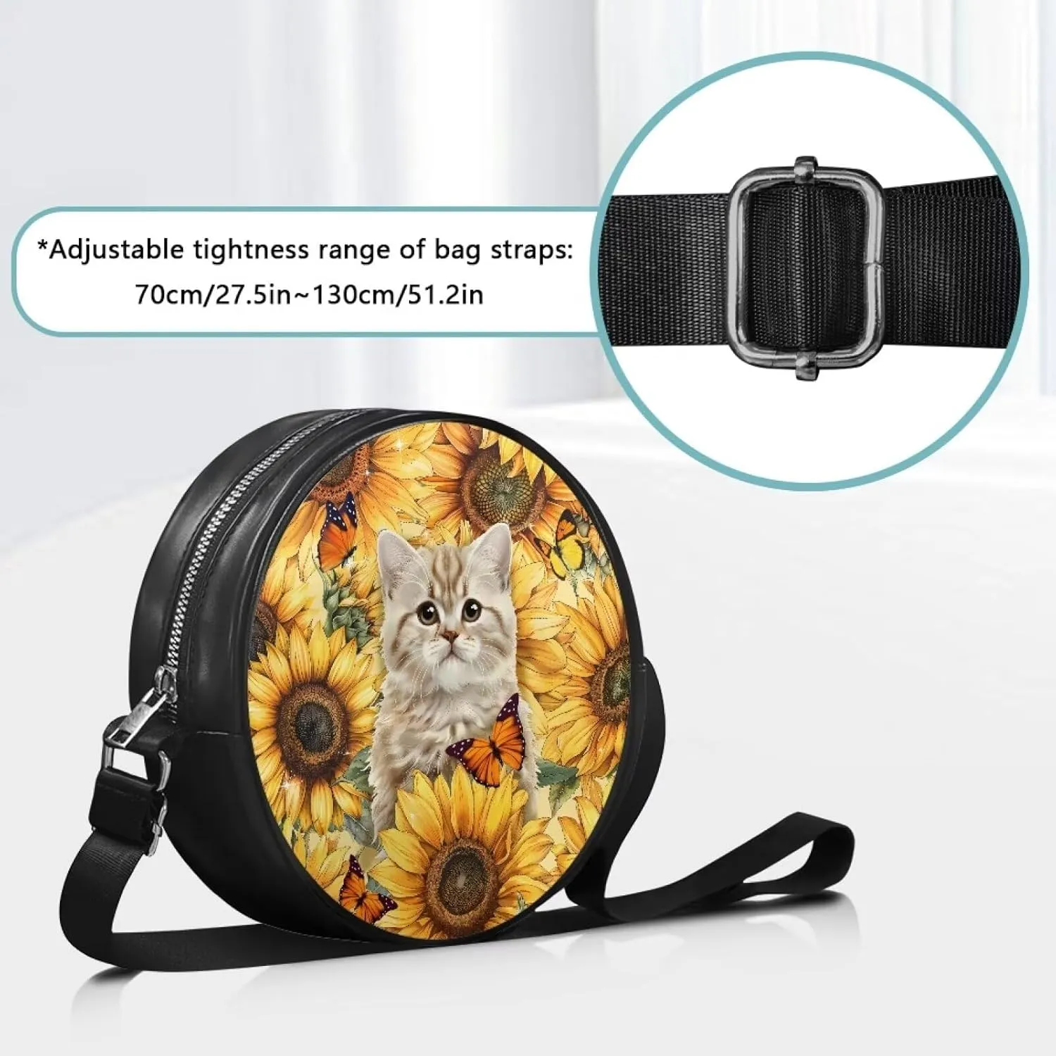 INSTANTARTS Crossbody Sling Bags for Women Shoulder Purse Cross Body Phone Wallet