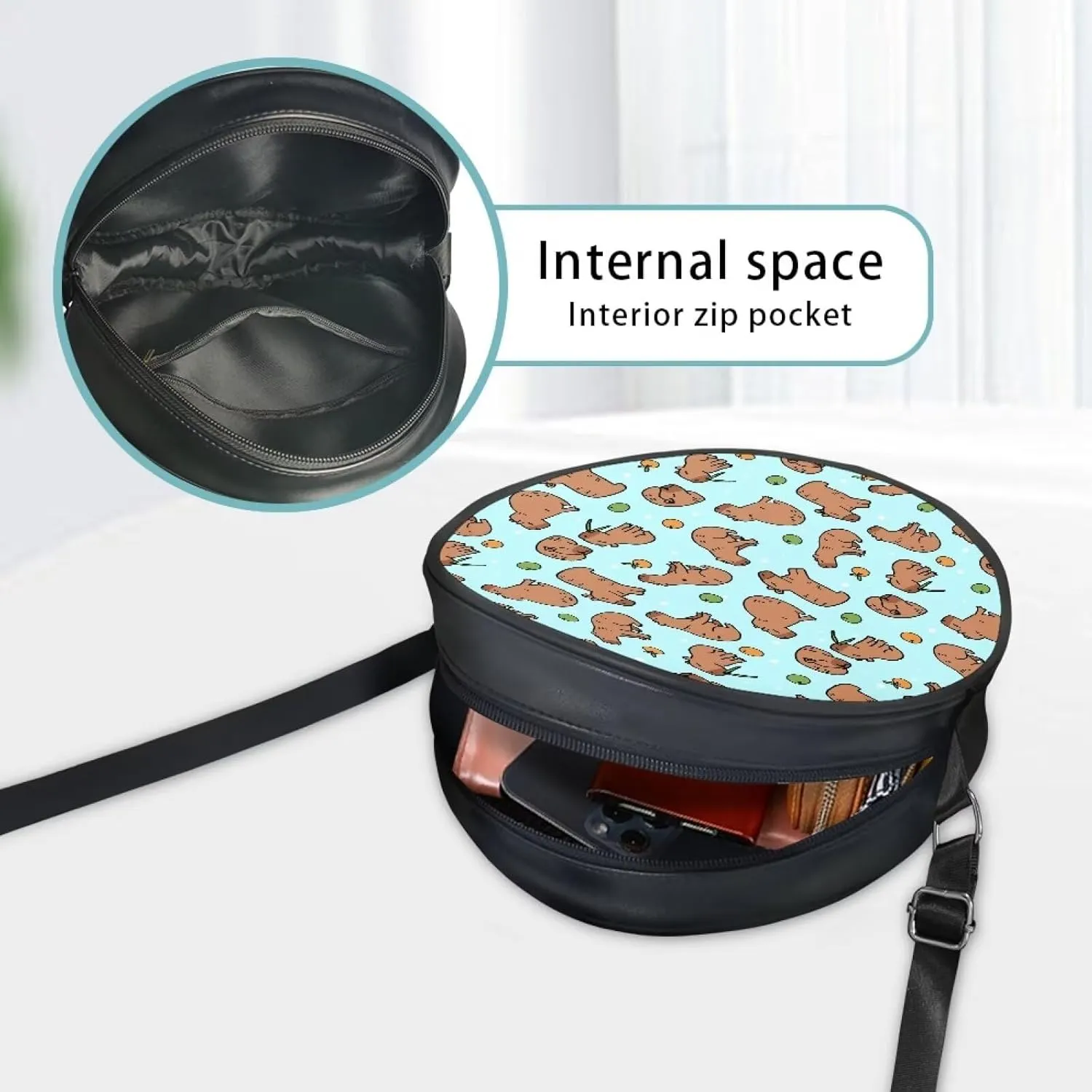 INSTANTARTS Crossbody Sling Bags for Women Shoulder Purse Cross Body Phone Wallet