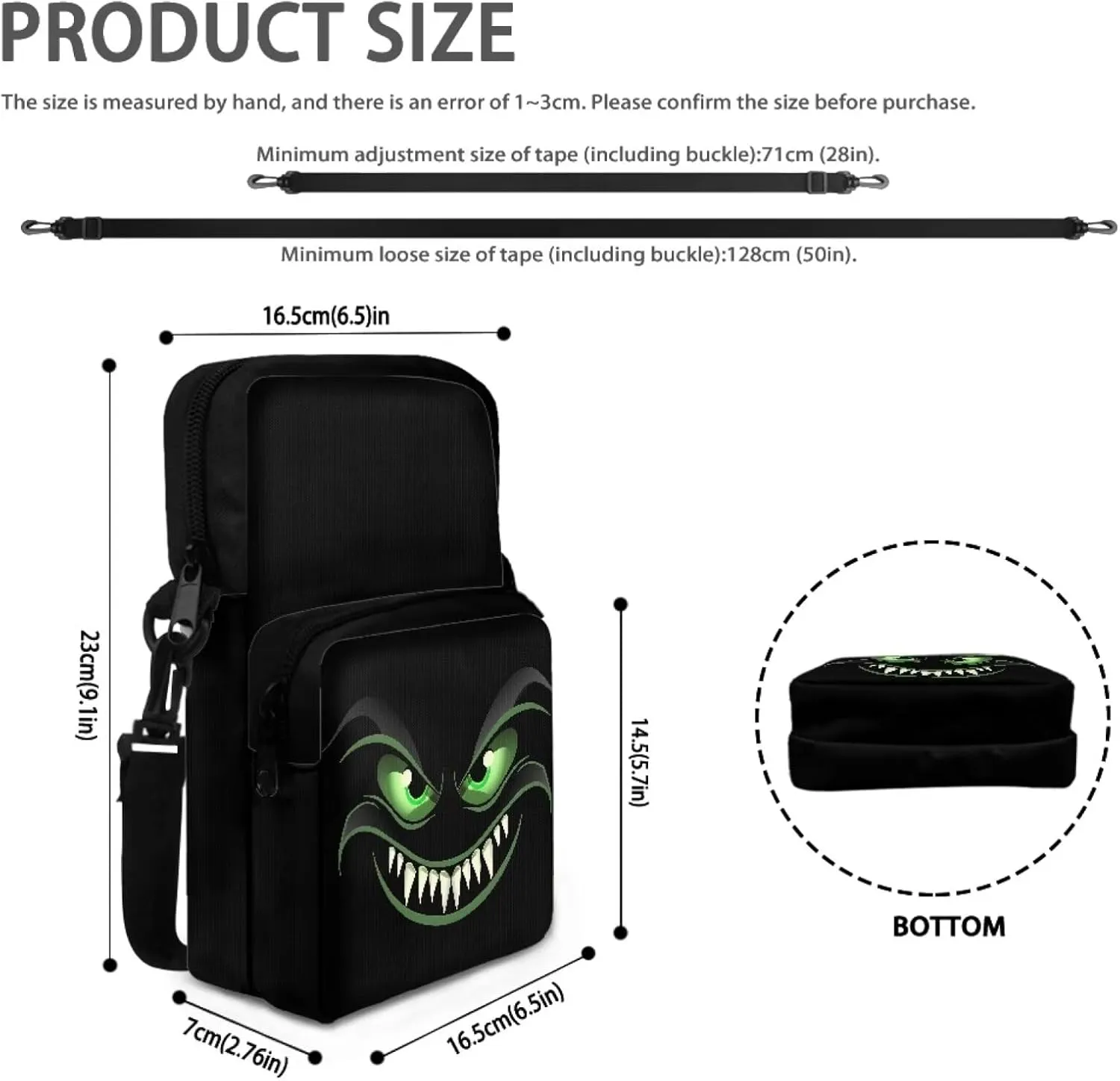 Kids Girls Boys 2 Layer Crossbody Shoulder Bag Messenger Sling Bags Purse Wallet Holder