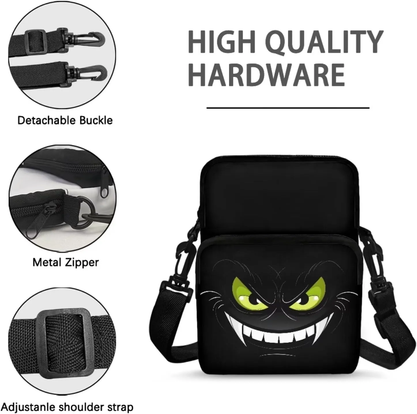 Kids Girls Boys 2 Layer Crossbody Shoulder Bag Messenger Sling Bags Purse Wallet Holder