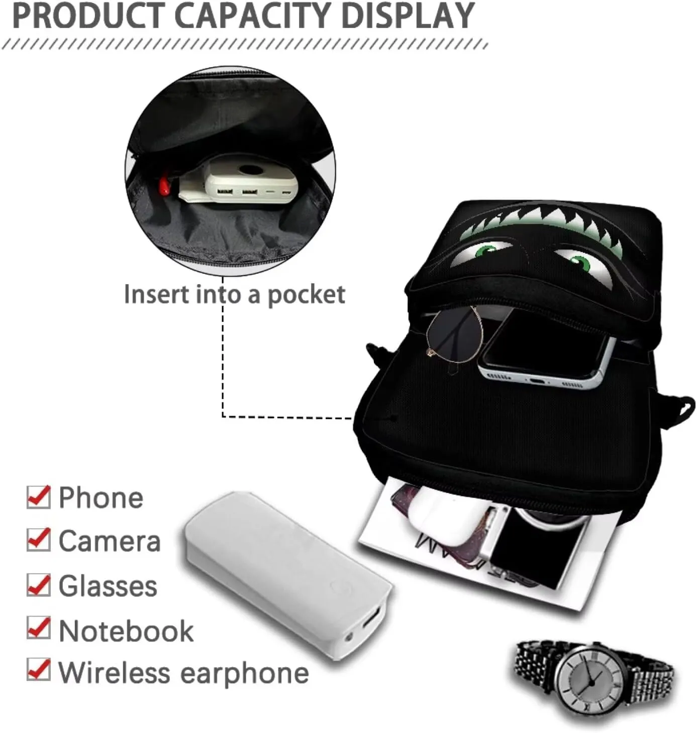 Kids Girls Boys 2 Layer Crossbody Shoulder Bag Messenger Sling Bags Purse Wallet Holder