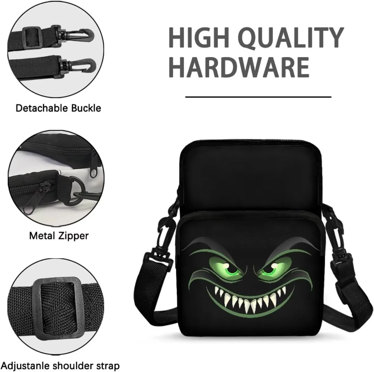 Kids Girls Boys 2 Layer Crossbody Shoulder Bag Messenger Sling Bags Purse Wallet Holder