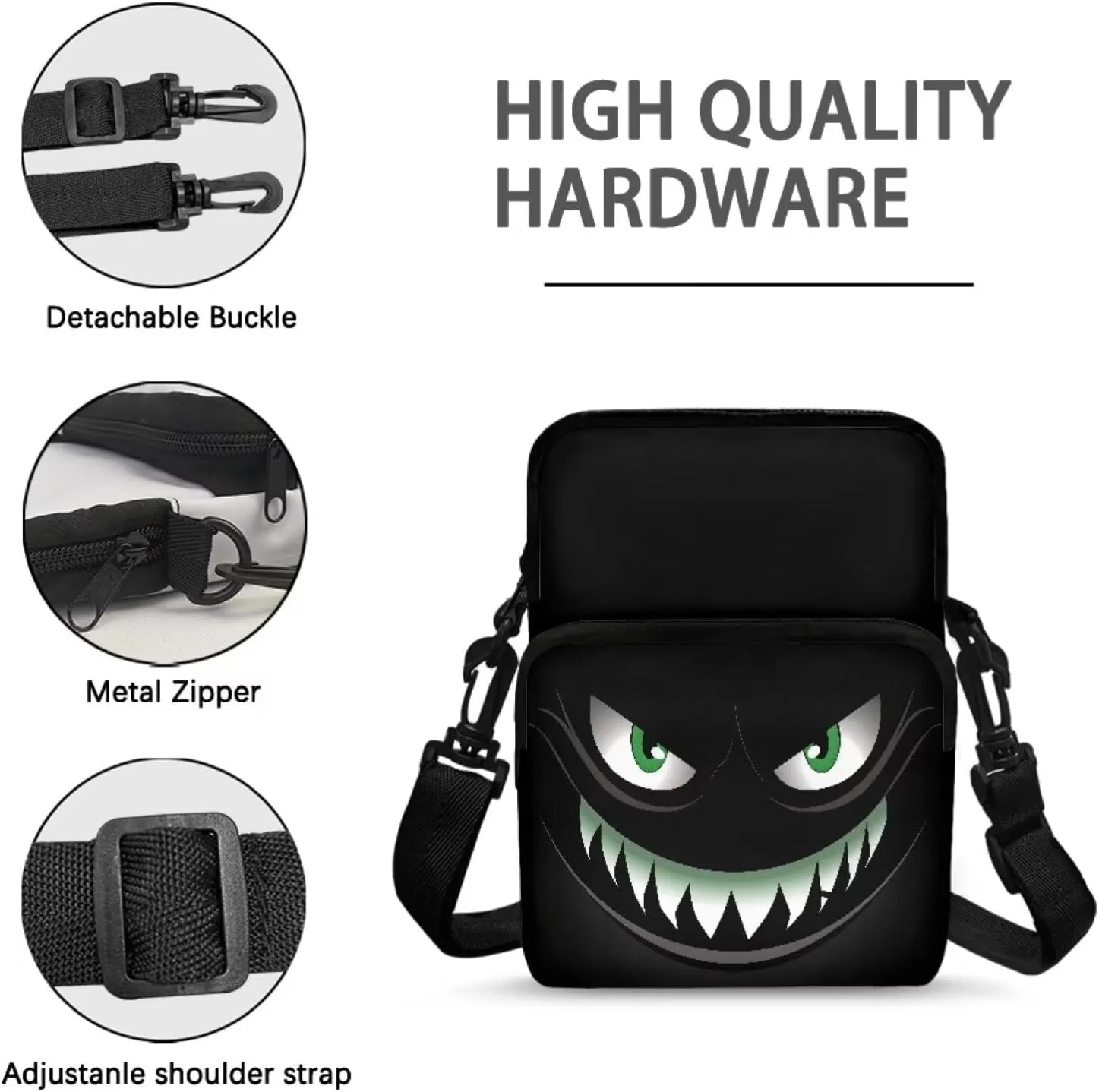 Kids Girls Boys 2 Layer Crossbody Shoulder Bag Messenger Sling Bags Purse Wallet Holder