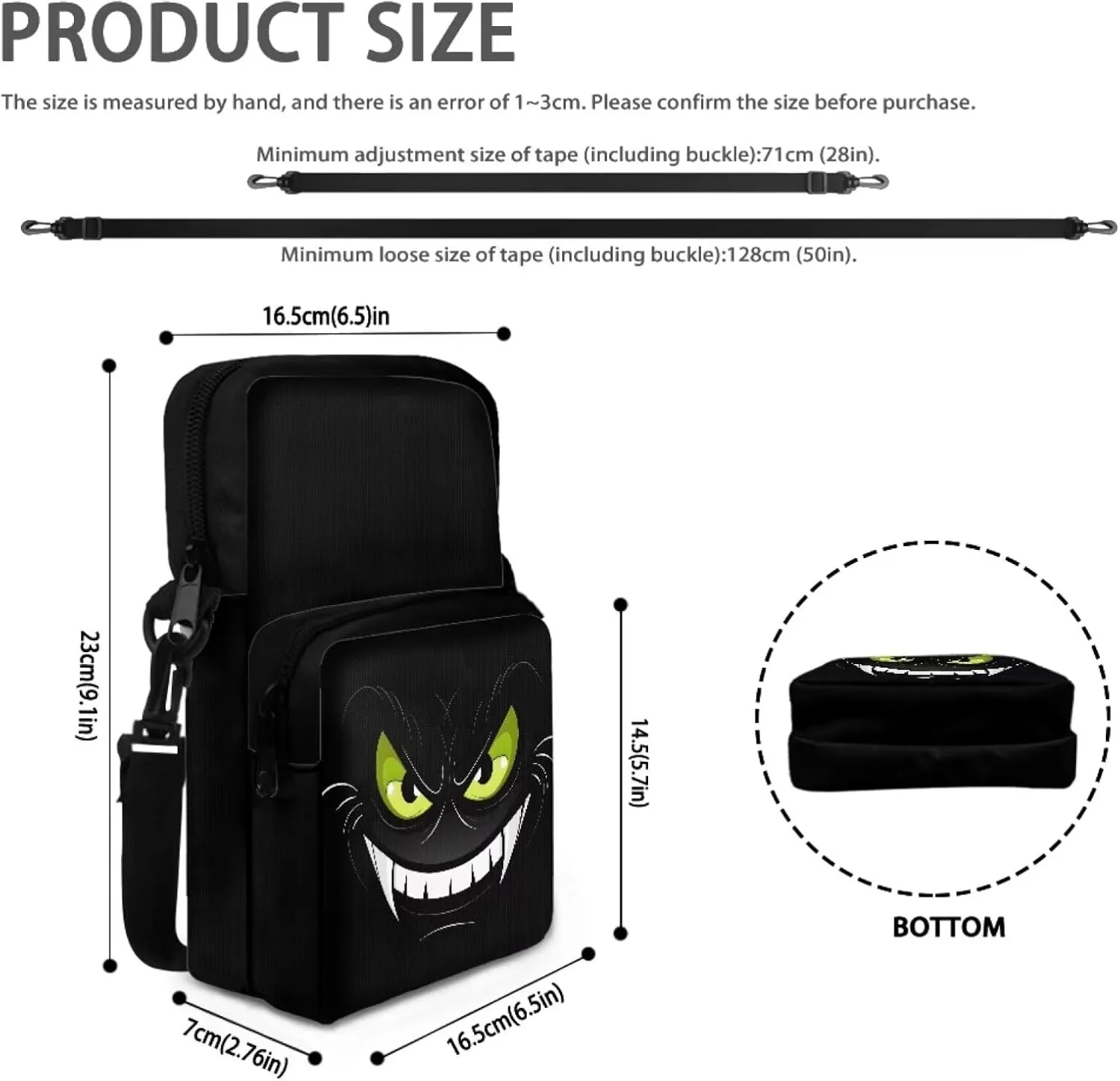 Kids Girls Boys 2 Layer Crossbody Shoulder Bag Messenger Sling Bags Purse Wallet Holder