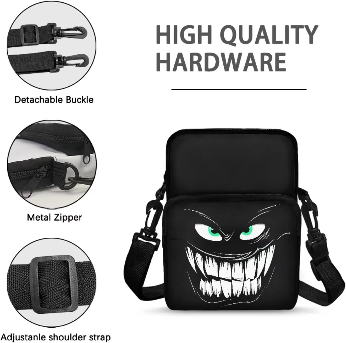 Kids Girls Boys 2 Layer Crossbody Shoulder Bag Messenger Sling Bags Purse Wallet Holder